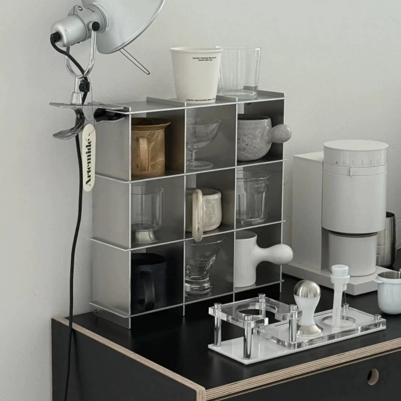 Coffee Equipment Rack - Scaffale Minimalista in Lega di Alluminio