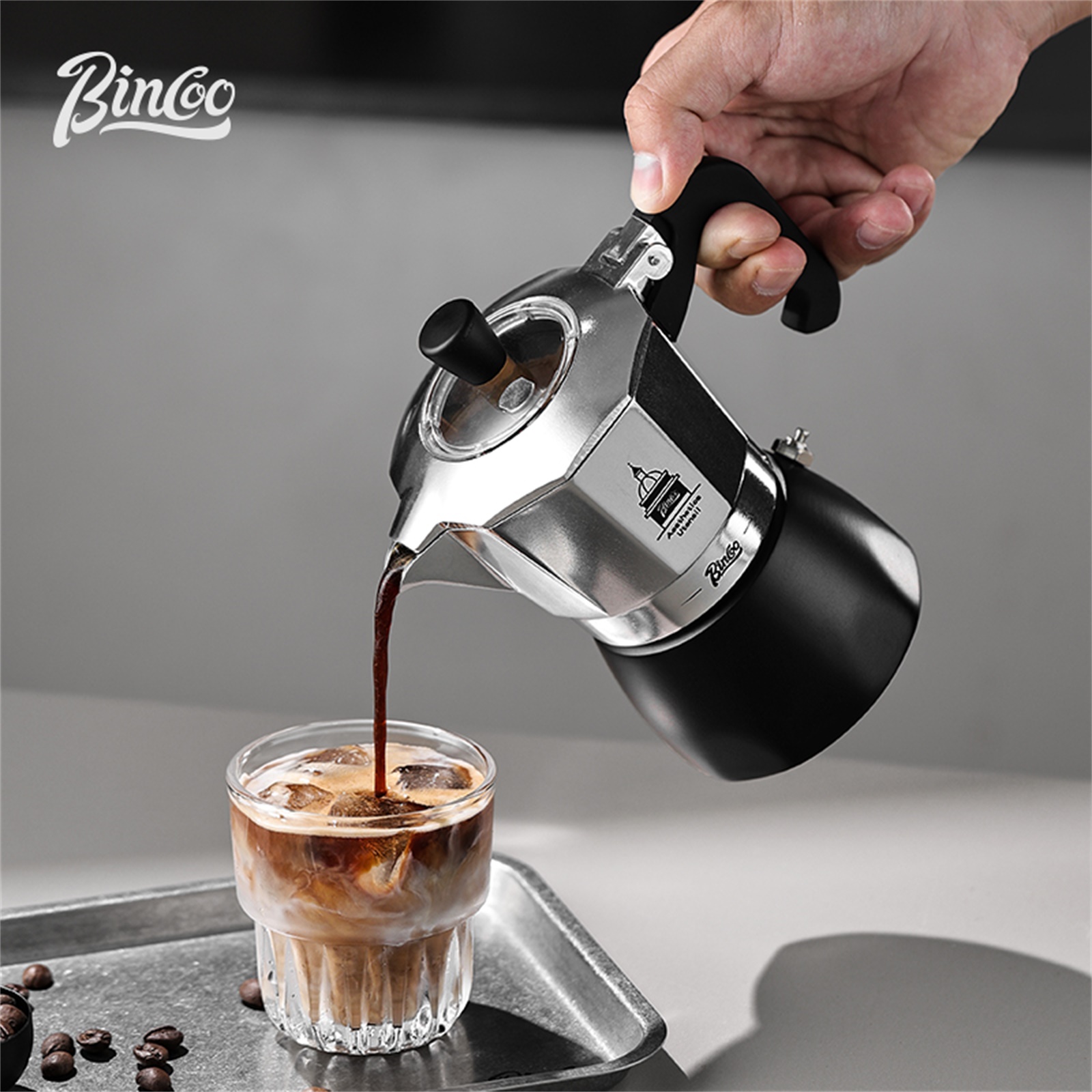 Coffee Equipment For Sale - BINCOO Pentola Moka a Doppia Valvola,