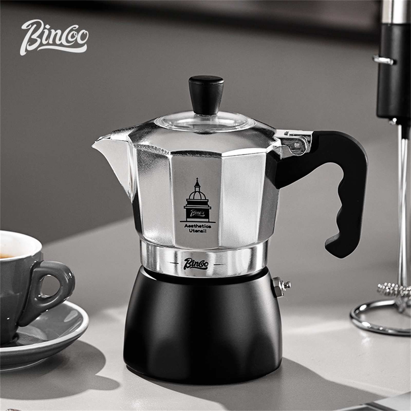 BINCOO Pentola Moka a Doppia V - Coffee Equipment For Sale recensione e prezzo