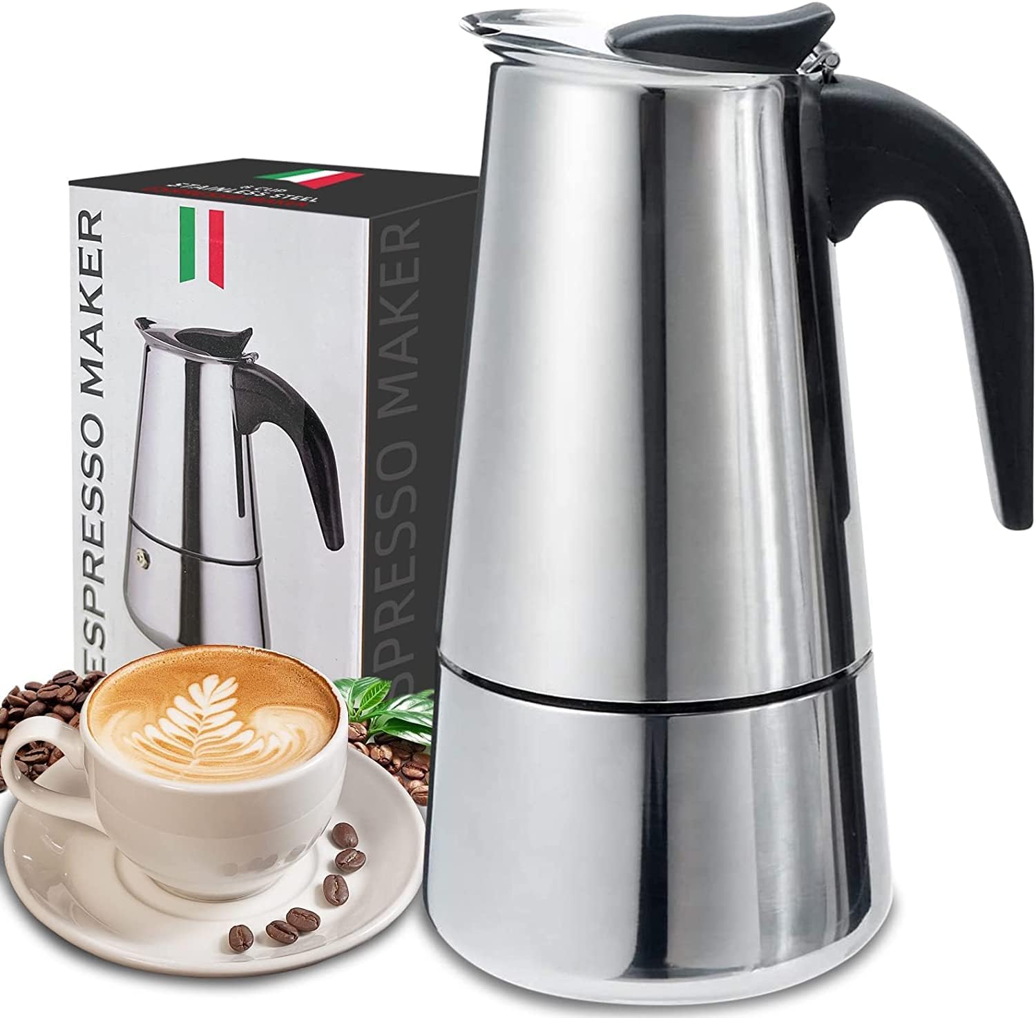 4/6/9 tazze Moka Pot Caffe Mac - Coffee Equipment For Sale recensione e prezzo